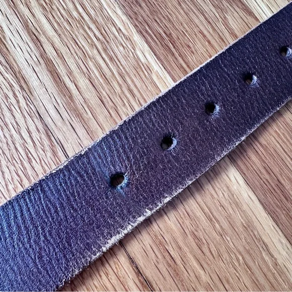 Nocona Brown 100% Leather Belt with Silver Buckle size small